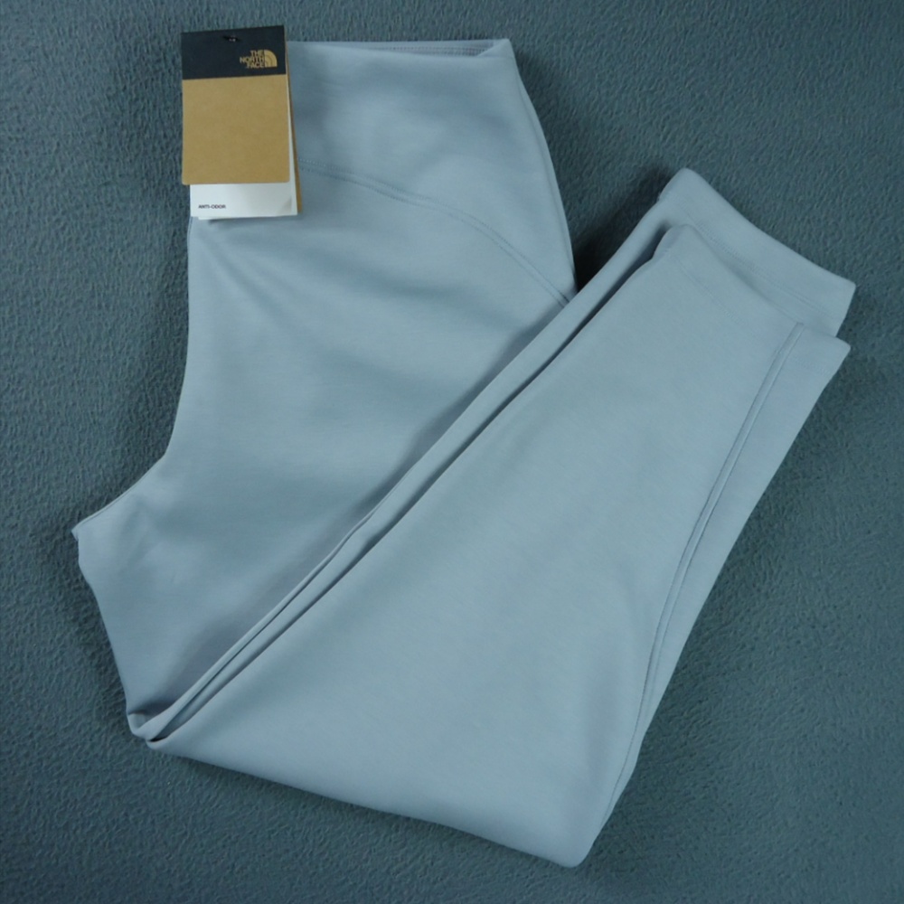 The North Face Jaida Pants Womens L Frost Grey Slim Fit Stretch 27" Trousers NWT